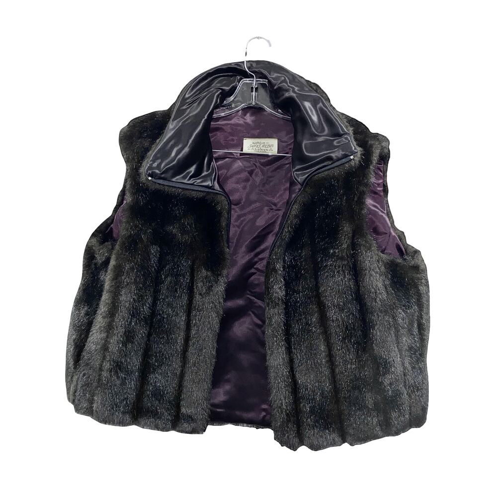 Vintage Kathleen for Sweet Herb Faux Fur Vest One Size